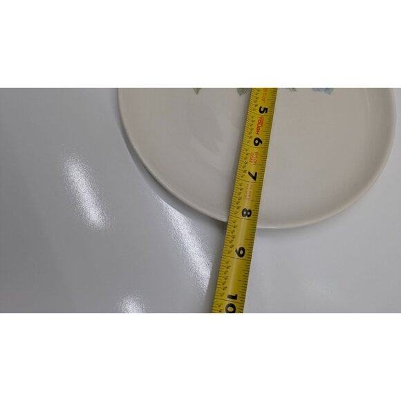 Syracuse China Concord Rose Plate 8.25" Blue Floral Vintage USA Dinnerware - Picture 4 of 6